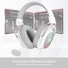 imageRedragon H510 ZeusX RGB Wired Gaming Headset  71 Surround Sound  53MM Audio Drivers in Memory Foam Ear Pads wReliable Fabric Cover Multi Platforms Headphone  USB Powered for PCPS4NSWhite H510 RGB