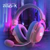 imageRedragon H510 ZeusX RGB Wired Gaming Headset  71 Surround Sound  53MM Audio Drivers in Memory Foam Ear Pads wReliable Fabric Cover Multi Platforms Headphone  USB Powered for PCPS4NSPink H510 RGB