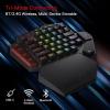 imageRedragon K585 PRO Wireless OneHanded Mechanical Keyboard 42 Keys 3Mode RGB 40 Gaming Keypad w 7 Onboard Macro Keys Detachable Wrist Support Rechargeable Battery Brown SwitchRed Switch
