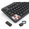 imageRedragon K706 PRO 75 Wireless Gasket RGB Gaming Keyboard 3Modes 82 Keys Compact Mechanical Keyboard wUltra Slim Board LowProfile Linear Red Switch and Dual WinMAC System