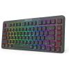 imageRedragon K706 PRO 75 Wireless Gasket RGB Gaming Keyboard 3Modes 82 Keys Compact Mechanical Keyboard wUltra Slim Board LowProfile Linear Red Switch and Dual WinMAC System
