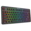 imageRedragon K706 PRO 75 Wireless Gasket RGB Gaming Keyboard 3Modes 82 Keys Compact Mechanical Keyboard wUltra Slim Board LowProfile Linear Red Switch and Dual WinMAC System