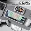 imageRedragon K722 60 Wired Gasket RGB Gaming Keyboard 61 Keys HotSwap Compact Mechanical Keyboard wFreeMod Socket 3Layer Noise Dampening Quiet Custom Linear SwitchCloudy Gray
