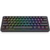 imageRedragon K722 60 Wired Gasket RGB Gaming Keyboard 61 Keys HotSwap Compact Mechanical Keyboard wFreeMod Socket 3Layer Noise Dampening Quiet Custom Linear SwitchEssential Black