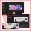 imageRedragon K729 HE Rapid Trigger Gaming Keyboard 87 Keys 8K Wired Mechanical Keyboard wNextGen UltraMag 100 POM Silky Magnetic Switch DualModule Floating Patent Structure Design amp Knob ControlBubblegum Pink