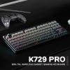 imageRedragon K729 HE Rapid Trigger Gaming Keyboard 87 Keys 8K Wired Mechanical Keyboard wNextGen UltraMag 100 POM Silky Magnetic Switch DualModule Floating Patent Structure Design amp Knob ControlConcrete Jungle