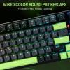 imageRedragon K740 98 Keys Wired RGB Gaming Keyboard 95 PBT Mechanical Keyboard wSolid Aluminum Base Dedicated Knob Control amp HotSwap Socket Custom Linear SwitchGreen Blaze Custom Switch