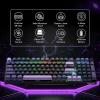 imageRedragon K740 98 Keys Wired RGB Gaming Keyboard 95 PBT Mechanical Keyboard wSolid Aluminum Base Dedicated Knob Control amp HotSwap Socket Custom Linear SwitchPurple Rain Custom Switch