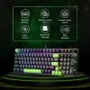 imageRedragon K740 98 Keys Wired RGB Gaming Keyboard 95 PBT Mechanical Keyboard wSolid Aluminum Base Dedicated Knob Control amp HotSwap Socket Custom Linear SwitchGreen Blaze Custom Switch