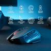imageRedragon M656 MAX 3Mode Wireless Gaming Mouse 10000 DPI Rechargeable Gaming Mice w 5 DPI Levels 7 Macro Buttons RGB Backlight amp Pro Software Supported for PCMacLaptopTriMode