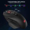 imageRedragon M656 MAX 3Mode Wireless Gaming Mouse 10000 DPI Rechargeable Gaming Mice w 5 DPI Levels 7 Macro Buttons RGB Backlight amp Pro Software Supported for PCMacLaptopTriMode