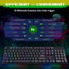 imageRedragon RGB Gaming Mouse amp Gaming Keyboard Combo 3200 DPI Programmable Keys 104 Keys Mechanical Keyboard 7 Colors 6 RGB Effects AntiGhosting Ergonomic Design