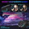 imageRedragon Wired Gaming Mouse 8000 DPI Customizable RGB 11 Programmable Buttons Ergonomic Design with Rapid Fireamp Sniper Buttons for FPS Gaming