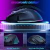 imageRedragon Wired Gaming Mouse 8000 DPI Customizable RGB 11 Programmable Buttons Ergonomic Design with Rapid Fireamp Sniper Buttons for FPS Gaming