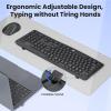 imageRedragon Wireless Keyboard and Mouse Combo 24G FullSized Ergonomic Computer Keyboard with 5 Level DPI Adjustable Wireless Mouse for Windows Mac OS DesktopLaptopPC BS7367ABS7367A