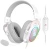 imageRedragon H510 ZeusX RGB Wired Gaming Headset  71 Surround Sound  53MM Audio Drivers in Memory Foam Ear Pads wReliable Fabric Cover Multi Platforms Headphone  USB Powered for PCPS4NSWhite H510 RGB