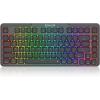 imageRedragon K706 PRO 75 Wireless Gasket RGB Gaming Keyboard 3Modes 82 Keys Compact Mechanical Keyboard wUltra Slim Board LowProfile Linear Red Switch and Dual WinMAC System