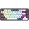 imageRedragon K715 PRO Custom QMKVIA Gaming Keyboard 81 Keys Wireless Programmable Gasket Mechanical Keyboard wDedicated Knob Control amp 5Layer Noise Dampening Custom Linear Switch