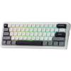 imageRedragon K722 60 Wired Gasket RGB Gaming Keyboard 61 Keys HotSwap Compact Mechanical Keyboard wFreeMod Socket 3Layer Noise Dampening Quiet Custom Linear SwitchCloudy Gray