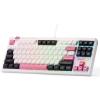 imageRedragon K729 HE Rapid Trigger Gaming Keyboard 87 Keys 8K Wired Mechanical Keyboard wNextGen UltraMag 100 POM Silky Magnetic Switch DualModule Floating Patent Structure Design amp Knob ControlBubblegum Pink