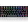 imageRedragon Mechanical Gaming Keyboard  84 Keys RGB Backlight with 20 Effects HotSwappable Red Switches AntiGhosting Ergonomic Design Metal Panel