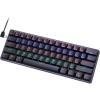 imageRedragon Mechanical Gaming Keyboard LowProfile 60 Percent Keyboard with Blue Switches Tactile Clicky Keys 18 LED Backlits HotSwappable Portable Black
