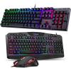 imageRedragon RGB Programmable Mechanical Keyboard and S101 Gaming Keyboard and Mouse Combo