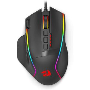 imageRedragon Gaming Mouse Wired Gaming Mouse 26000 DPI Opitacl Sensor Ergonomic Mice with Fire Button Macro Editing Programmable RGB Mouse for LaptapPCMac