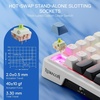 image:imageRedragon Anime Gaming Keyboard and Mouse Combo K719 PRO 95Key Wireless Gasket Mechanical Keyboard w114 TFT Screen amp Knob  M612AK PRO 8000 DPI Mouse w9 Programmable Buttons 3Mode BundleGlacier Azure