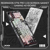 image:imageRedragon Anime Gaming Keyboard and Mouse Combo K719 PRO 95Key Wireless Gasket Mechanical Keyboard w114 TFT Screen amp Knob  M612AK PRO 8000 DPI Mouse w9 Programmable Buttons 3Mode BundleStreet Graffiti