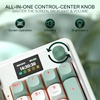 image:imageRedragon Anime Gaming Keyboard and Mouse Combo K719 PRO 95Key Wireless Gasket Mechanical Keyboard w114 TFT Screen amp Knob  M612AK PRO 8000 DPI Mouse w9 Programmable Buttons 3Mode BundleJade Cloud