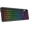 image:imageRedragon Anime Gaming Keyboard and Mouse Combo K719 PRO 95Key Wireless Gasket Mechanical Keyboard w114 TFT Screen amp Knob  M612AK PRO 8000 DPI Mouse w9 Programmable Buttons 3Mode BundleEssential Black