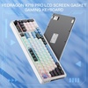 image:imageRedragon Anime Gaming Keyboard and Mouse Combo K719 PRO 95Key Wireless Gasket Mechanical Keyboard w114 TFT Screen amp Knob  M612AK PRO 8000 DPI Mouse w9 Programmable Buttons 3Mode BundleGlacier Azure
