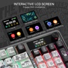 image:imageRedragon Anime Gaming Keyboard and Mouse Combo K719 PRO 95Key Wireless Gasket Mechanical Keyboard w114 TFT Screen amp Knob  M612AK PRO 8000 DPI Mouse w9 Programmable Buttons 3Mode BundleStreet Graffiti