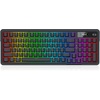image:imageRedragon Anime Gaming Keyboard and Mouse Combo K719 PRO 95Key Wireless Gasket Mechanical Keyboard w114 TFT Screen amp Knob  M612AK PRO 8000 DPI Mouse w9 Programmable Buttons 3Mode BundleEssential Black