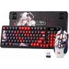image:imageRedragon Anime Gaming Keyboard and Mouse Combo K719 PRO 95Key Wireless Gasket Mechanical Keyboard w114 TFT Screen amp Knob  M612AK PRO 8000 DPI Mouse w9 Programmable Buttons 3Mode BundleEpic Twin