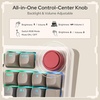 image:imageRedragon K768 PRO 100 Keys Wireless Gasket RGB Gaming Keyboard Massive 8000 mAh PBT Mechanical Keyboard wHotSwap Socket Dedicated Knob Control amp 5Layer Noise Dampening Custom Yolk Linear SwitchRetro Cocoa