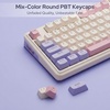image:imageRedragon K768 PRO 100 Keys Wireless Gasket RGB Gaming Keyboard Massive 8000 mAh PBT Mechanical Keyboard wHotSwap Socket Dedicated Knob Control amp 5Layer Noise Dampening Custom Yolk Linear SwitchLilac Land