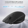 image:imageRedragon BM4162 Wireless Lightweight Gaming Mouse 4000 DPI  CableFree 0 Delay Floating Button Design Silent Click Ergonomic Grip Body Comfort