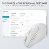 image:imageRedragon BM4195 AI Wireless Optical Computer Office Mouse 5 DPI Adjustable  CableFree 0 Delay Translate amp Voice Typing Ergonomic Grip Body Comfort Long Battery Life for LaptopDesktopPCWhite