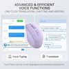 image:imageRedragon BM4195 AI Wireless Optical Computer Office Mouse 5 DPI Adjustable  CableFree 0 Delay Translate amp Voice Typing Ergonomic Grip Body Comfort Long Battery Life for LaptopDesktopPCPurple