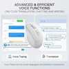 image:imageRedragon BM4195 AI Wireless Optical Computer Office Mouse 5 DPI Adjustable  CableFree 0 Delay Translate amp Voice Typing Ergonomic Grip Body Comfort Long Battery Life for LaptopDesktopPCWhite