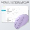 image:imageRedragon BM4195 AI Wireless Optical Computer Office Mouse 5 DPI Adjustable  CableFree 0 Delay Translate amp Voice Typing Ergonomic Grip Body Comfort Long Battery Life for LaptopDesktopPCPurple