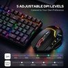 image:imageRedragon M690 MAX Wireless RGB Gaming Mouse 12800 DPI Remapping Keys  CableFree 0 Delay Redefine Keybinding Macro Vibing Backlight Ergonomic Grip Body ComfortM690 MAX