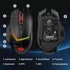 image:imageRedragon M690 MAX Wireless RGB Gaming Mouse 12800 DPI Remapping Keys  CableFree 0 Delay Redefine Keybinding Macro Vibing Backlight Ergonomic Grip Body ComfortM690 MAX