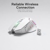 image:imageRedragon M690 MAX Wireless RGB Gaming Mouse 12800 DPI Remapping Keys  CableFree 0 Delay Redefine Keybinding Macro Vibing Backlight Ergonomic Grip Body ComfortM690 PRO White