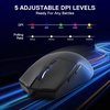 image:imageRedragon M730 PRO Wireless Lightweight RGB Gaming Mouse 10000 DPI  CableFree 0 Delay Redefine Keybinding Macro Vibing Backlight Ergonomic Grip Body ComfortWired
