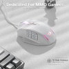 image:imageRedragon M913 MAX Wireless MMO Gaming Mouse 26000 DPI Remapping Keys  CableFree 0 Delay Smooth Precise Tracking Redefine Keybinding Macro Vibing Backlight Ergonomic Grip Body ComfortWhite