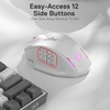 image:imageRedragon M913 MAX Wireless MMO Gaming Mouse 26000 DPI Remapping Keys  CableFree 0 Delay Smooth Precise Tracking Redefine Keybinding Macro Vibing Backlight Ergonomic Grip Body ComfortWhite