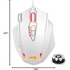 image:imageRedragon M913 MAX Wireless MMO Gaming Mouse 26000 DPI Remapping Keys  CableFree 0 Delay Smooth Precise Tracking Redefine Keybinding Macro Vibing Backlight Ergonomic Grip Body ComfortWhite